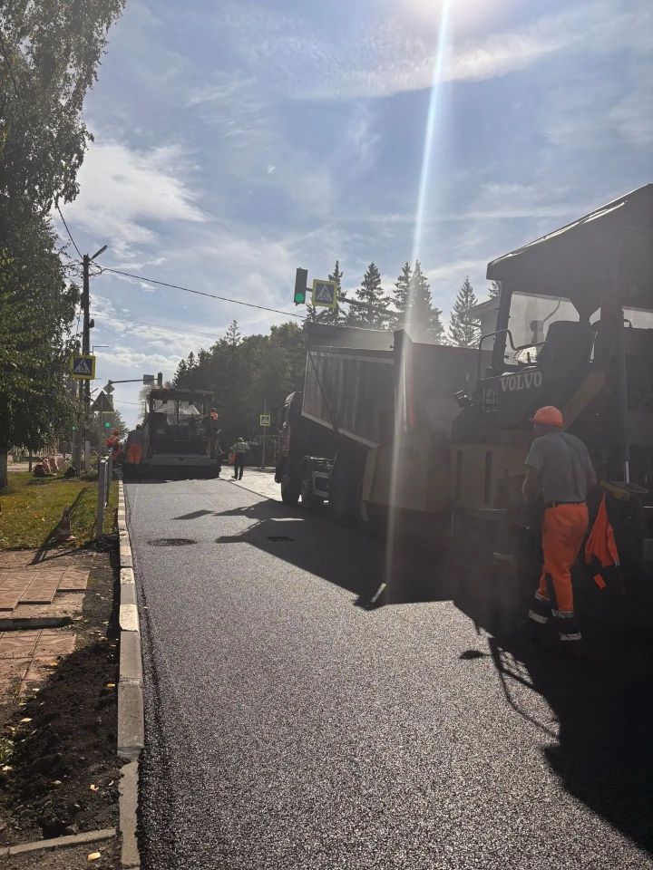 В Тетюшах обновляют улицу Свердлова