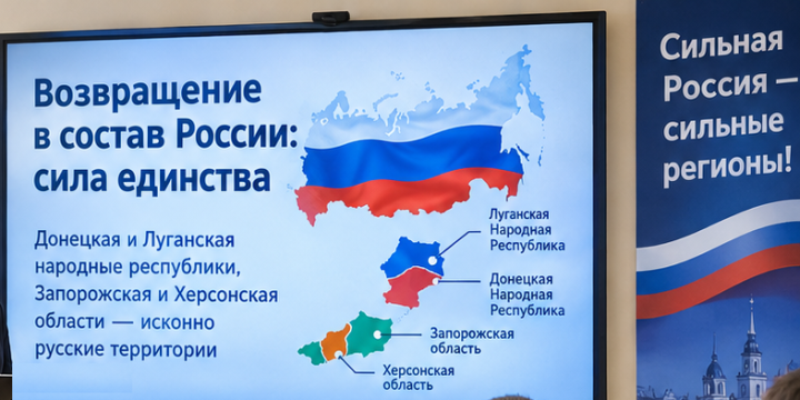 Тетюшские кадеты отметили День воссоединения новых регионов с Россией