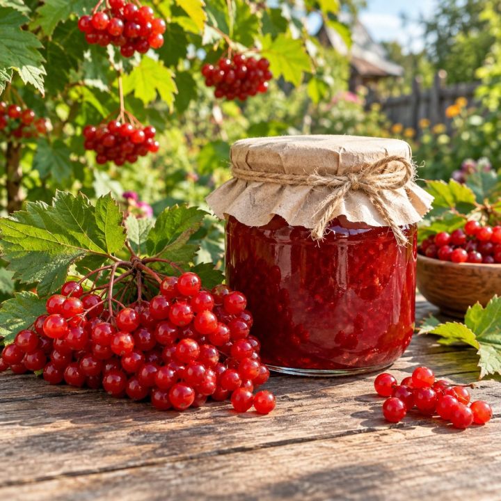 Советуем приготовить варенье из калины на зиму