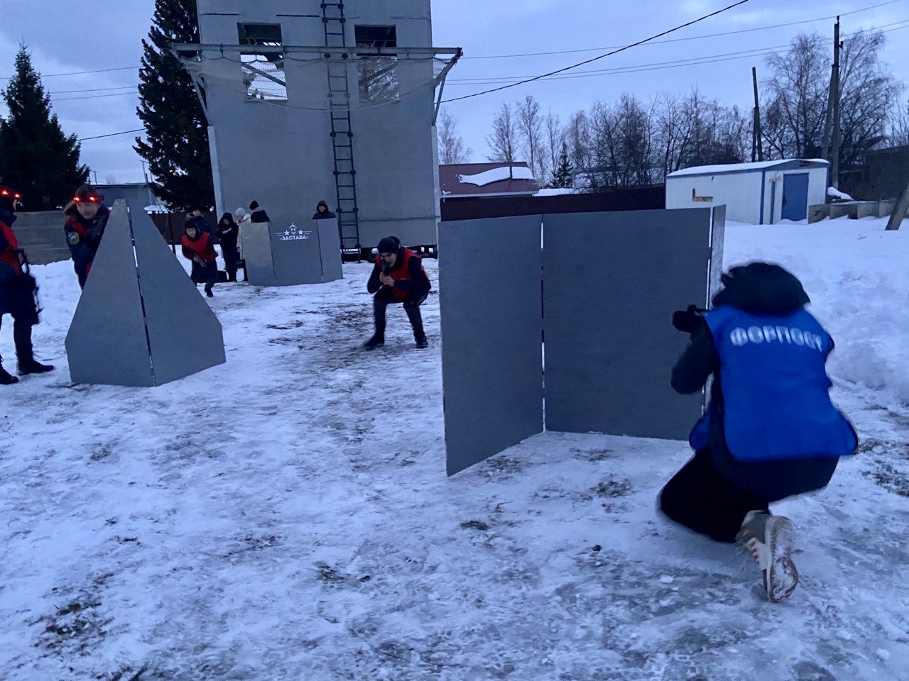 В Тетюшах проходят игры по лазертагу