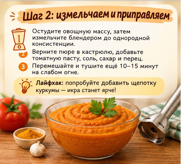 Кабачковая икра. Пошаговый рецепт