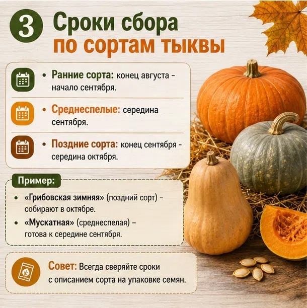 Тыква — ценный осенний овощ