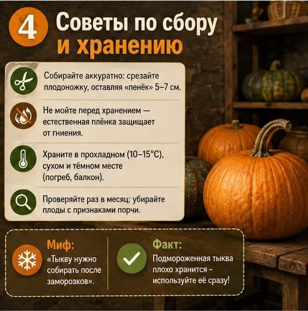 Тыква — ценный осенний овощ