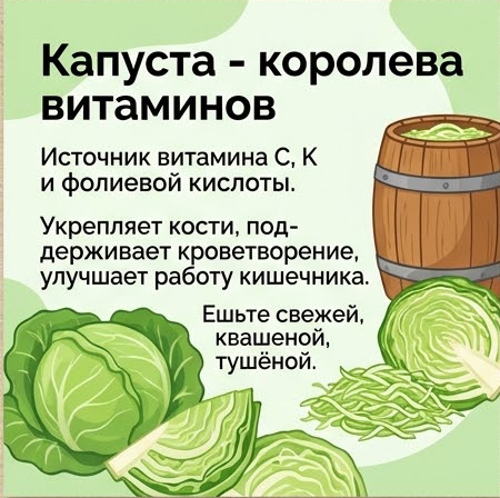 Капуста. Фото сгенерировано с помощью ИИ