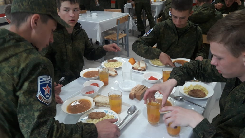 Отдых тетюшских кадетов в «Гвардейце»