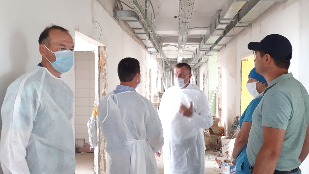 В Тетюшской ЦРБ идет капитальный ремонт стационара