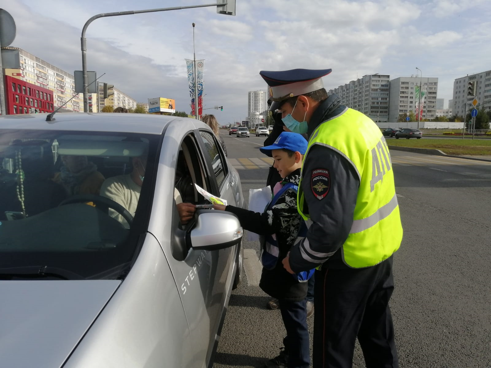 Юные татарстанцы приняли участие в акции «Письмо водителю»