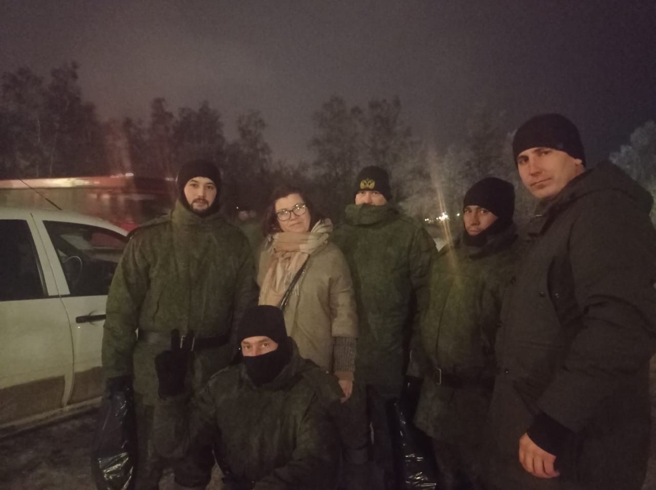 Представители сельхозтехникума посетили тетюшан, призванных в рамках частичной мобилизации в «Казань ЭКСПО»