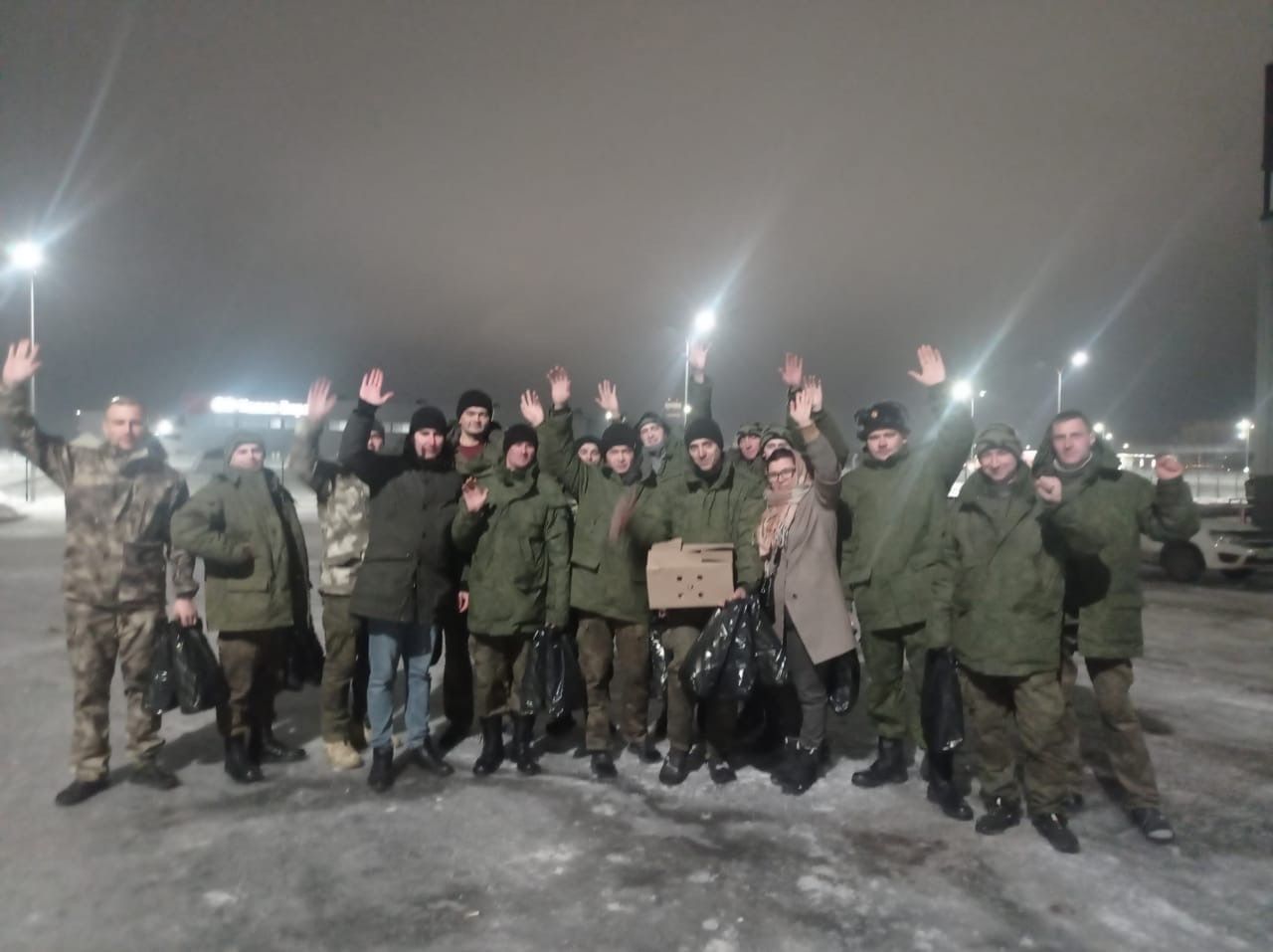 Представители сельхозтехникума посетили тетюшан, призванных в рамках частичной мобилизации в «Казань ЭКСПО»