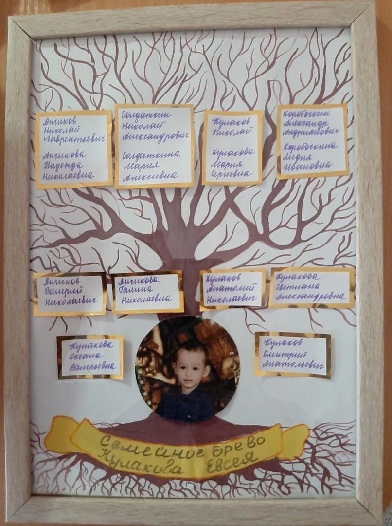 Тетюшские детсадовцы изготовили свои "Родословные Деревья"