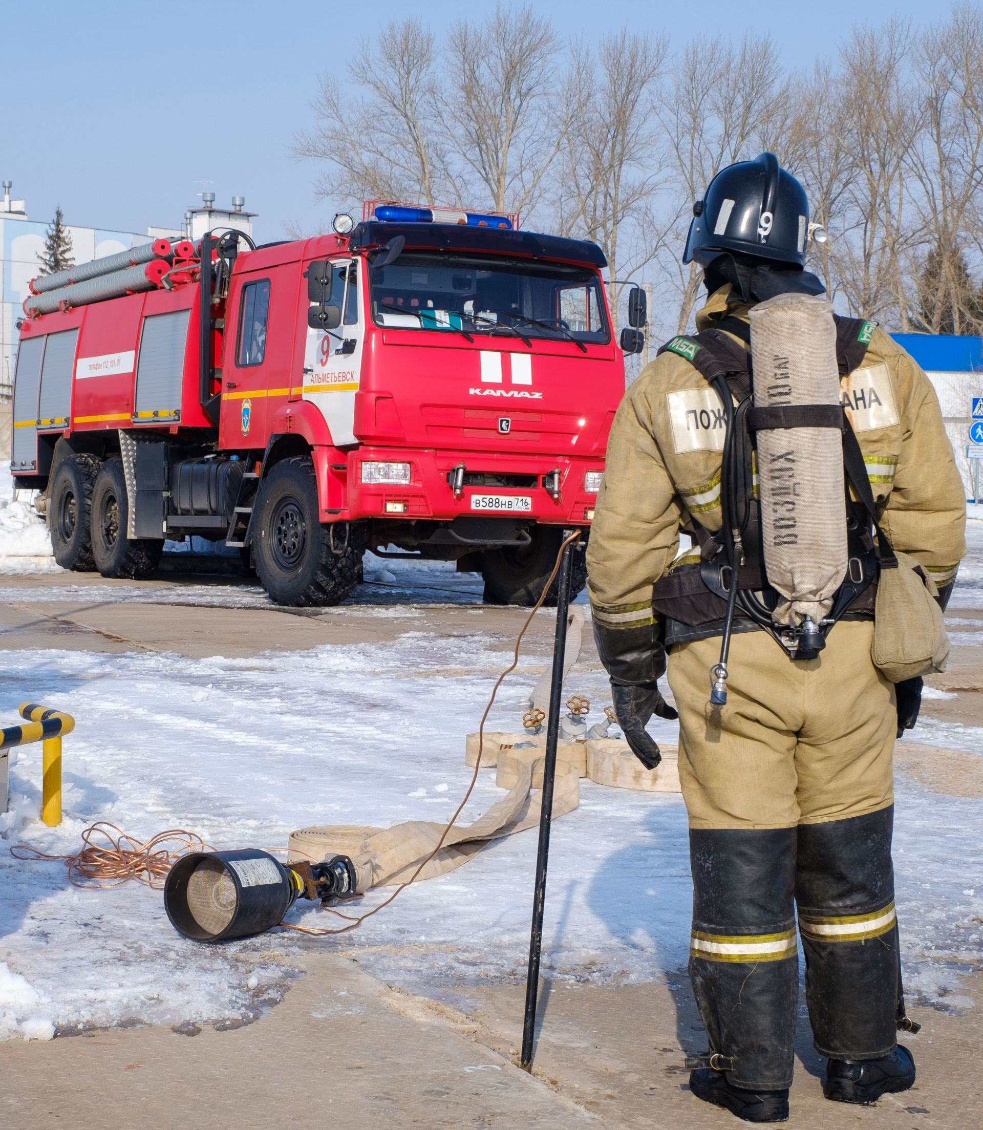 «Транснефть – Прикамье» организовало плановое учебно-тренировочное занятие по тушению условного пожара