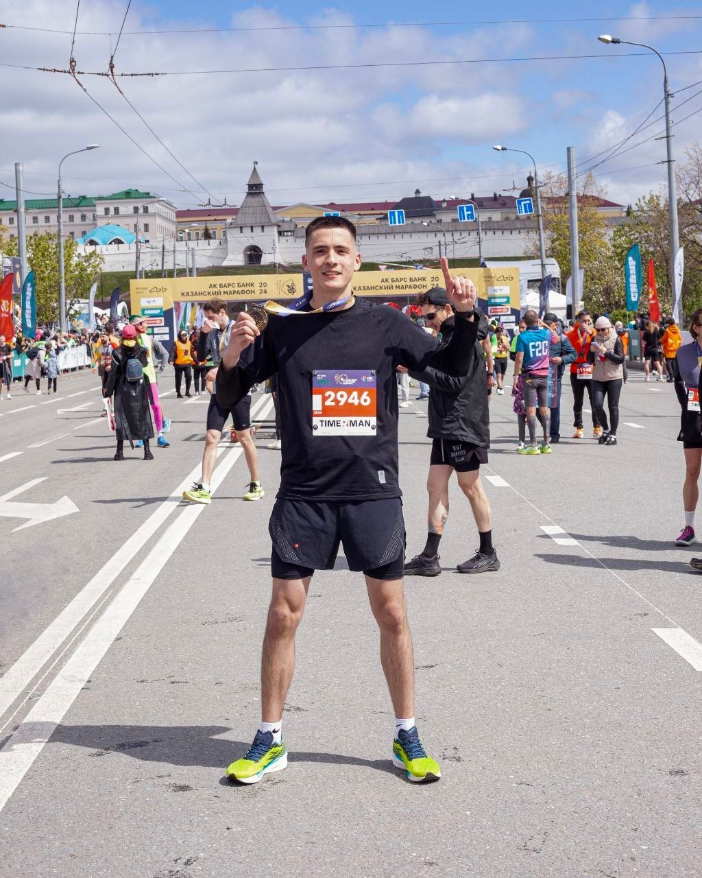 Преподаватели и студенты Тетюшского колледжа покорили Казанский марафон