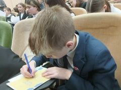 Жители Тетюшского района написали диктант на татарском языке