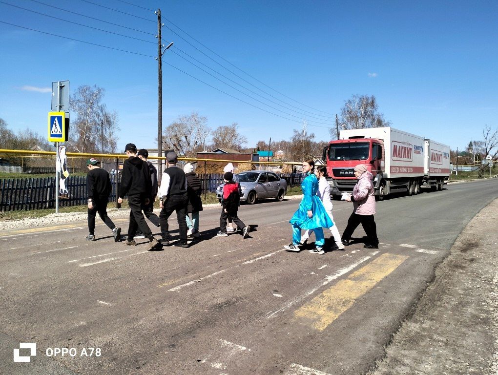 «Дорожная грамотность»: школьники Байрашево учатся безопасности