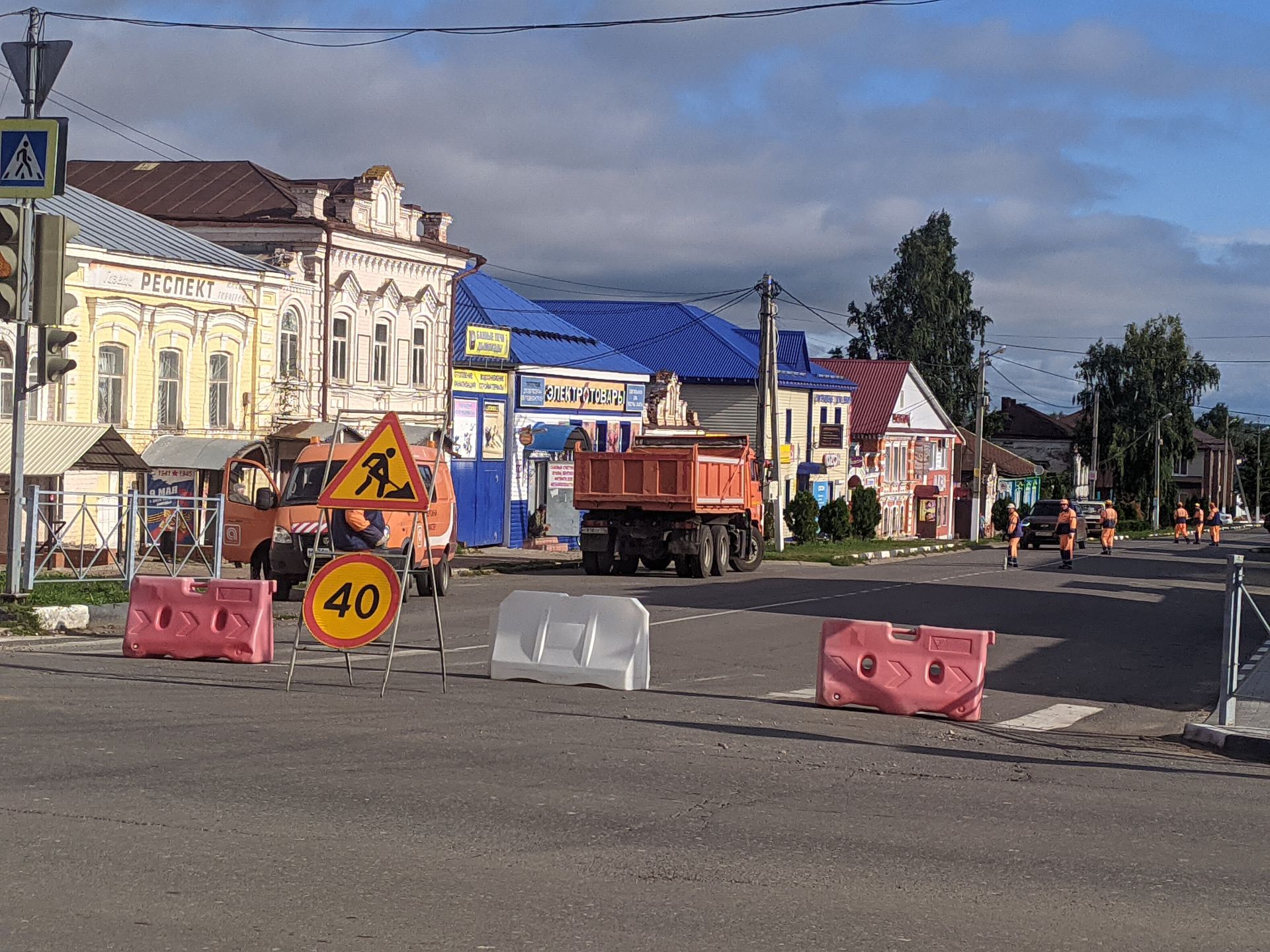 В Тетюшах ограничено движение на одной из улиц