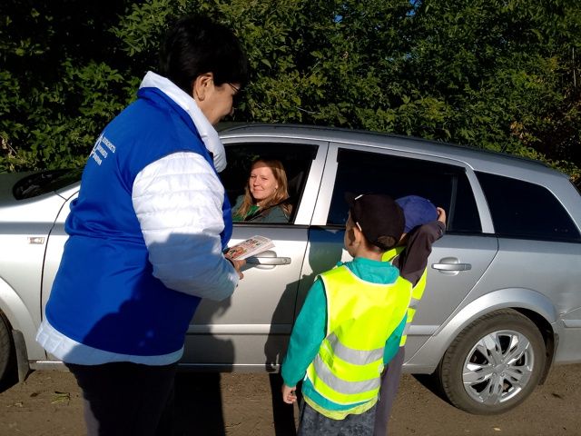 Отряд ЮПИД детского сада «Колосок» провел профилактическую акцию «Ребёнок – главный пассажир»
