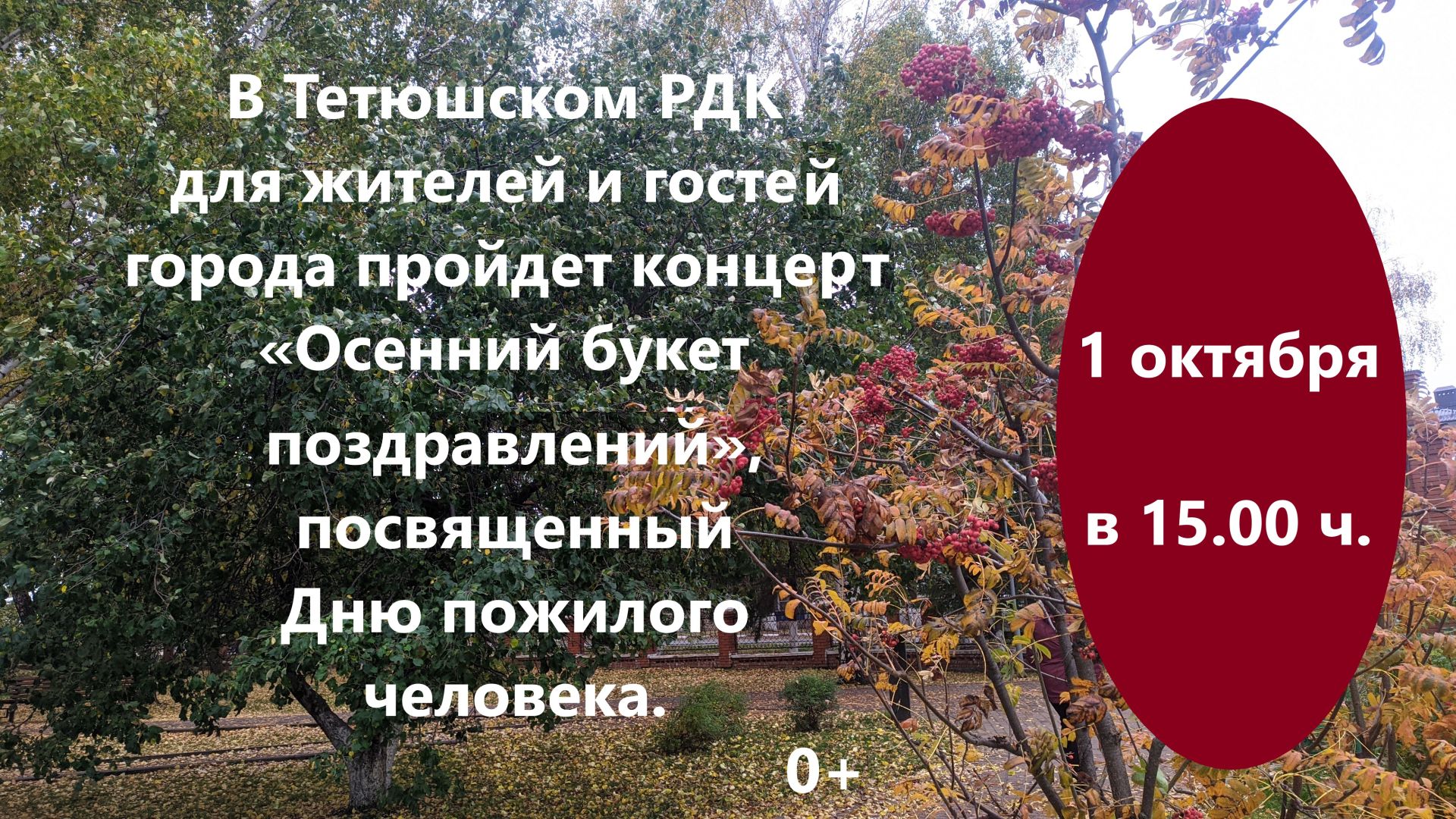 Праздничный концерт ко Дню пожилого человека в Тетюшах