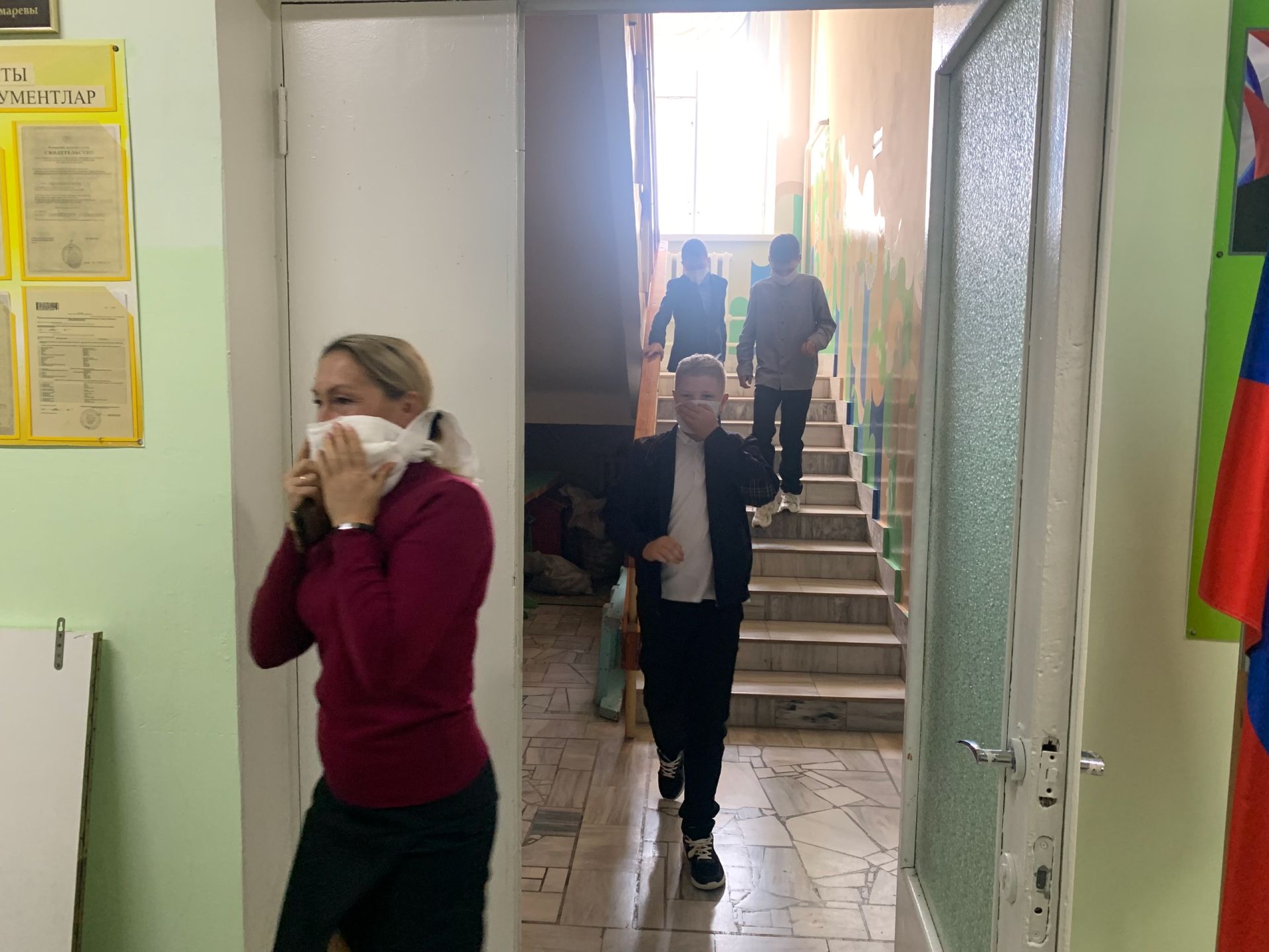 В Урюмской школе прошли учения по эвакуации