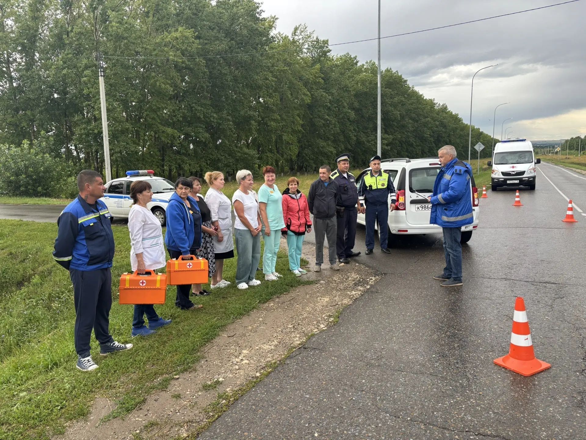 В Тетюшском районе прошли тактико‑специальные учения в ЦРБ