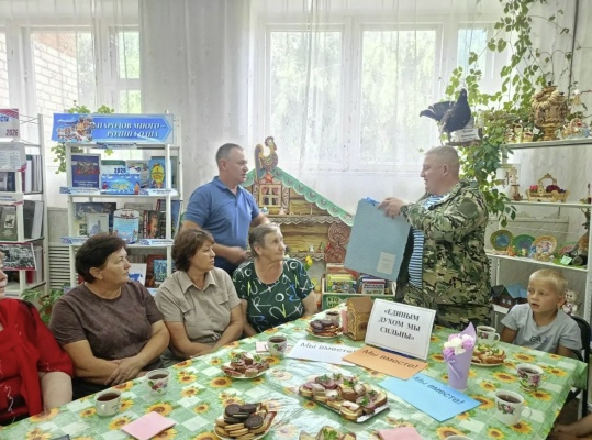 В Тетюшском районе организовали встречу с участником СВО