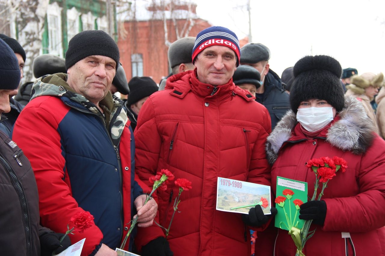 В Тетюшах прошел торжественный митинг «Имя подвига - Афганистан»