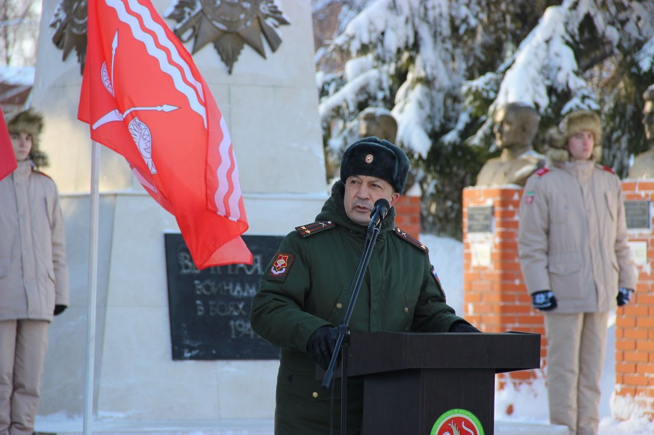 В Тетюшах прошел митинг, посвященный разгрому советскими войсками немецко-фашистских войск в Сталинградской битве