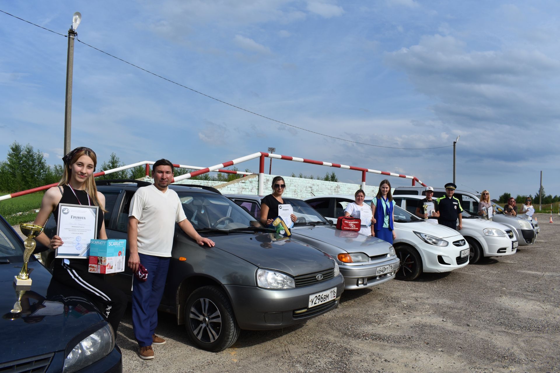 В Тетюшах соревновались автоледи