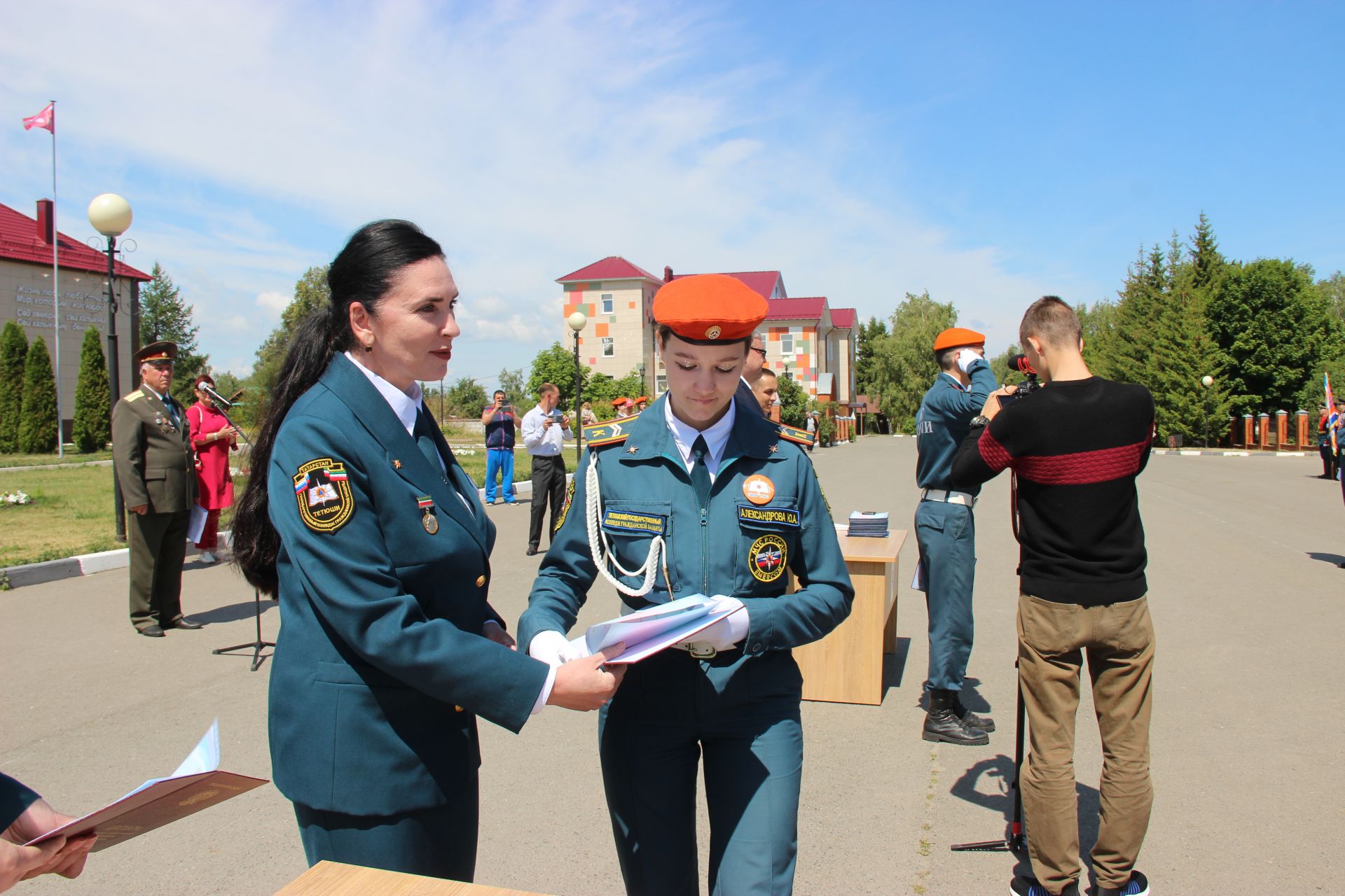 В Тетюшском государственном колледже гражданской защиты прошло торжественное вручение дипломов