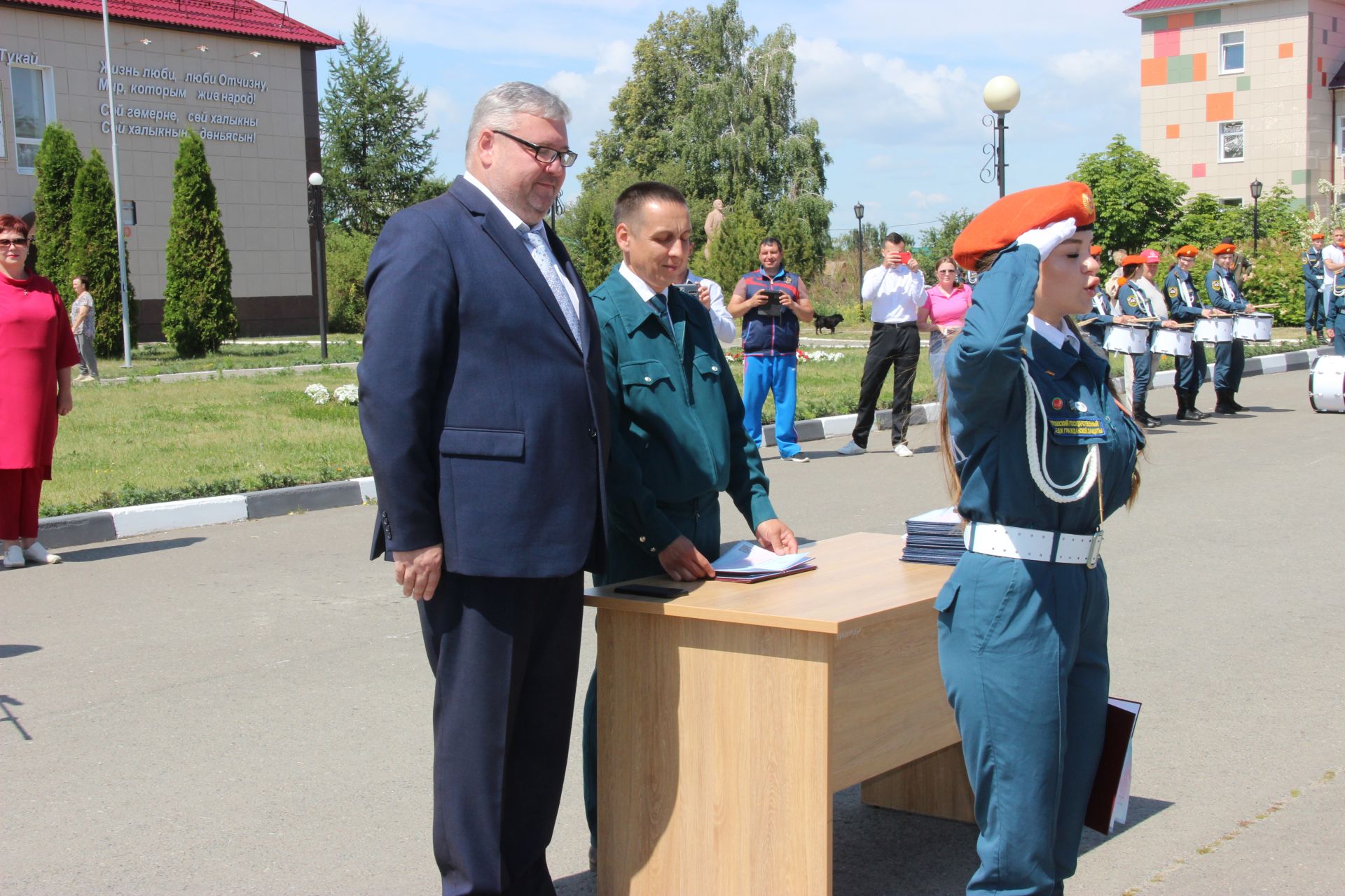 В Тетюшском государственном колледже гражданской защиты прошло торжественное вручение дипломов