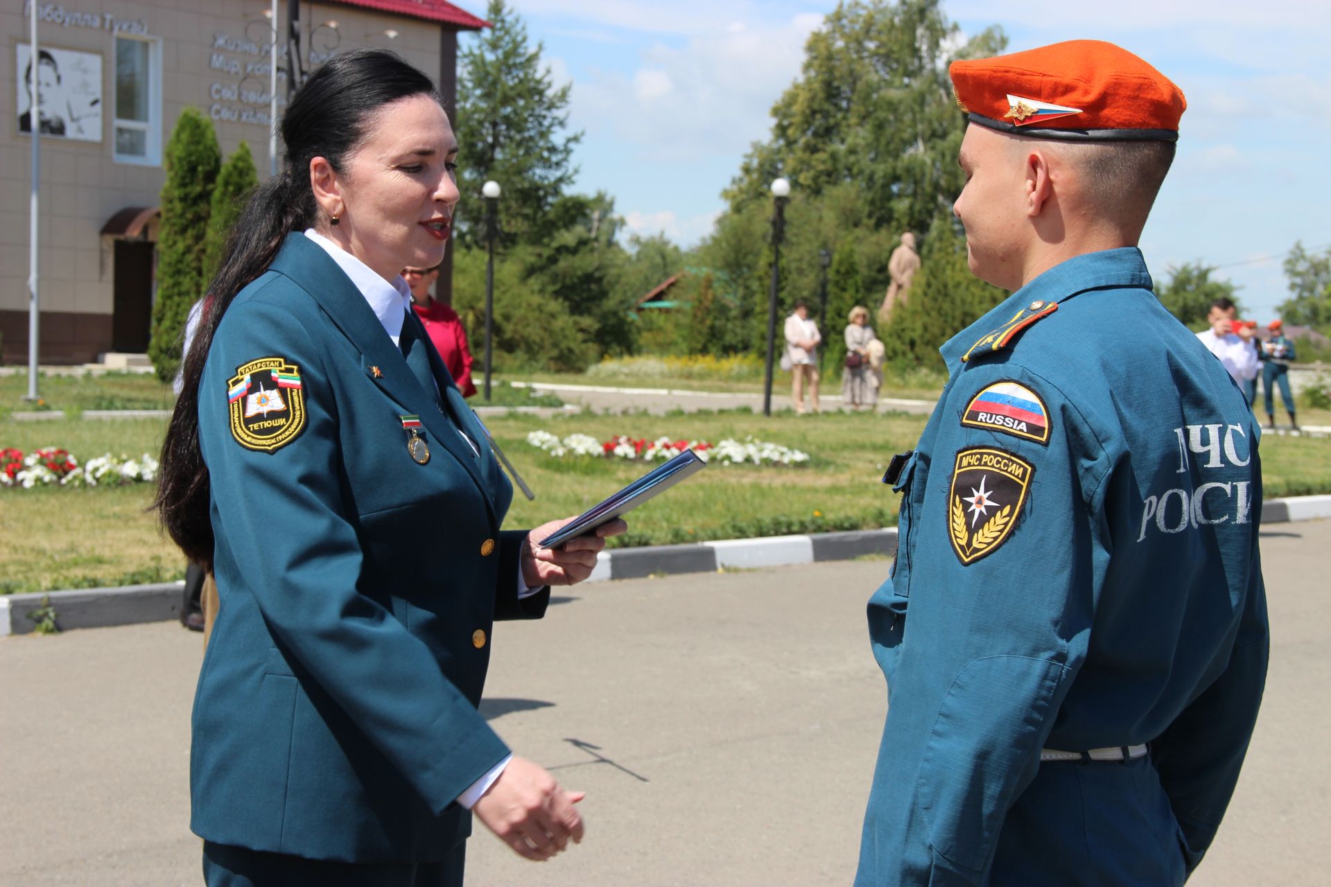 В Тетюшском государственном колледже гражданской защиты прошло торжественное вручение дипломов