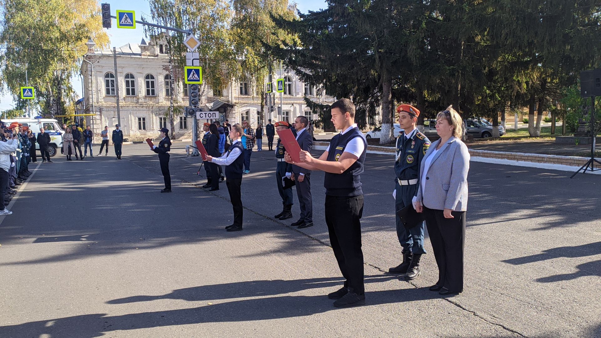 Курсанты Тетюшского колледжа гражданской защиты приняли ­присягу