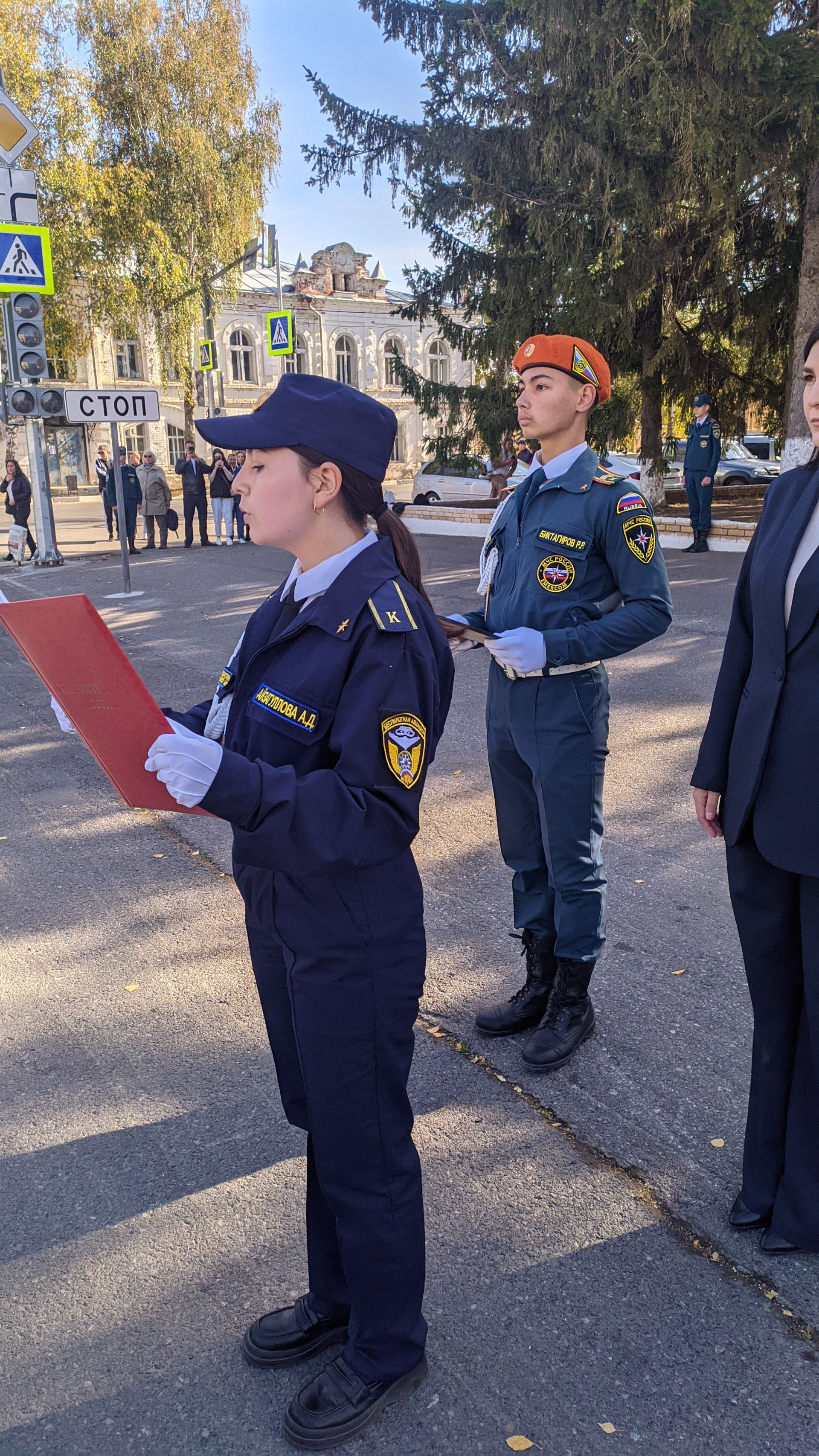 Курсанты Тетюшского колледжа гражданской защиты приняли ­присягу