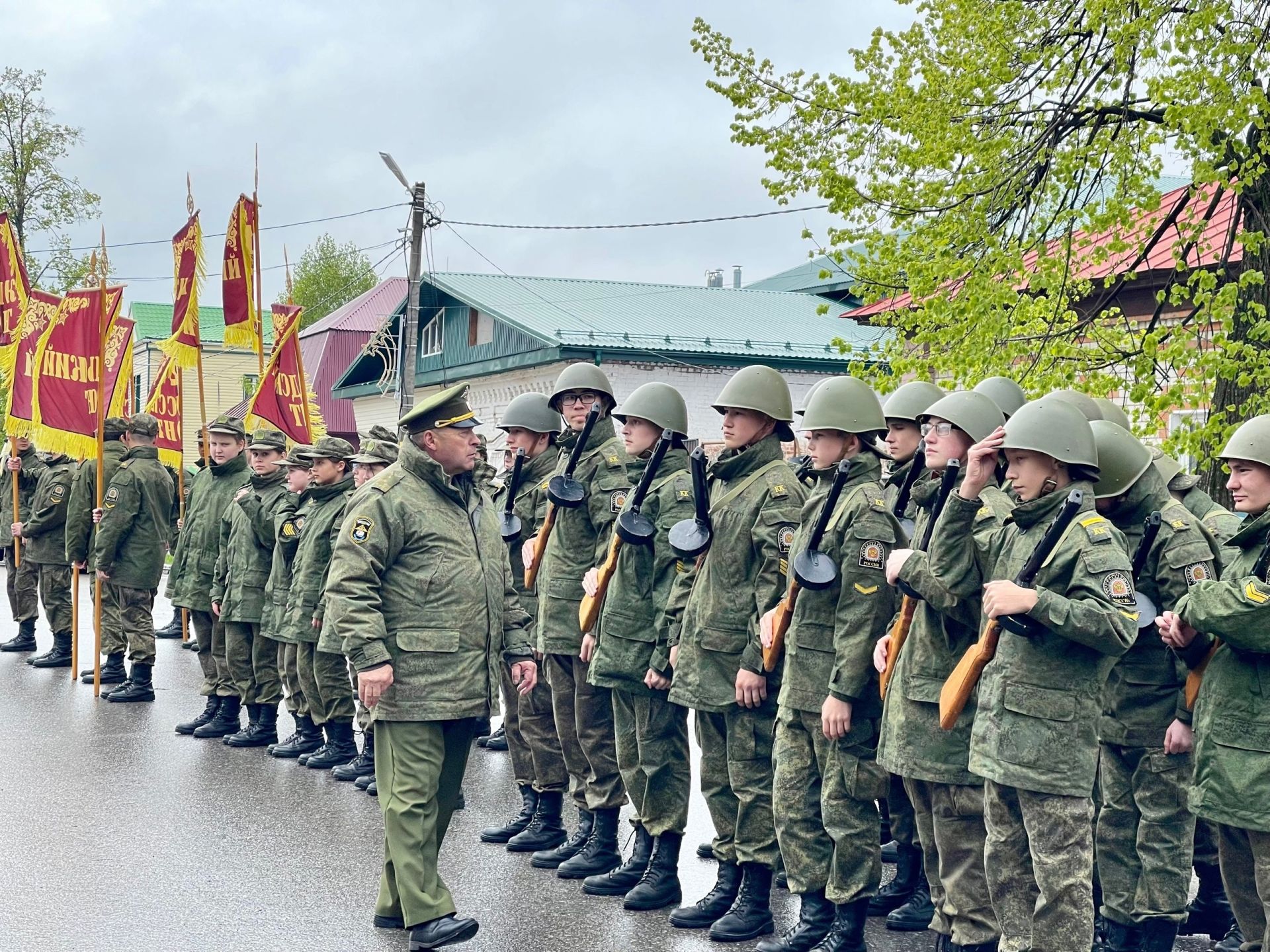 В Тетюшах проходит репетиция Парада Победы