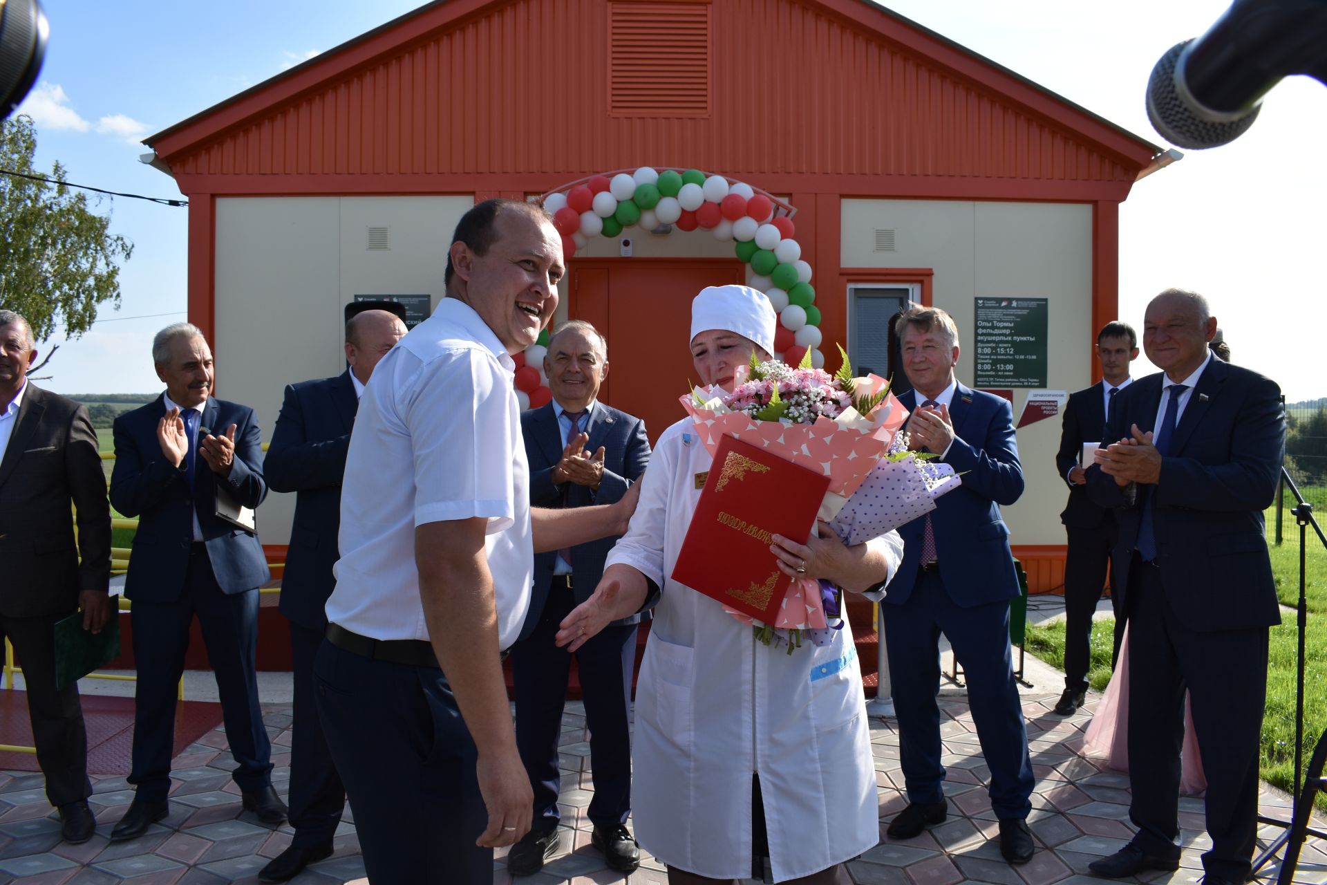 В селе Большая Турма Тетюшского района Татарстана открыли новый ФАП