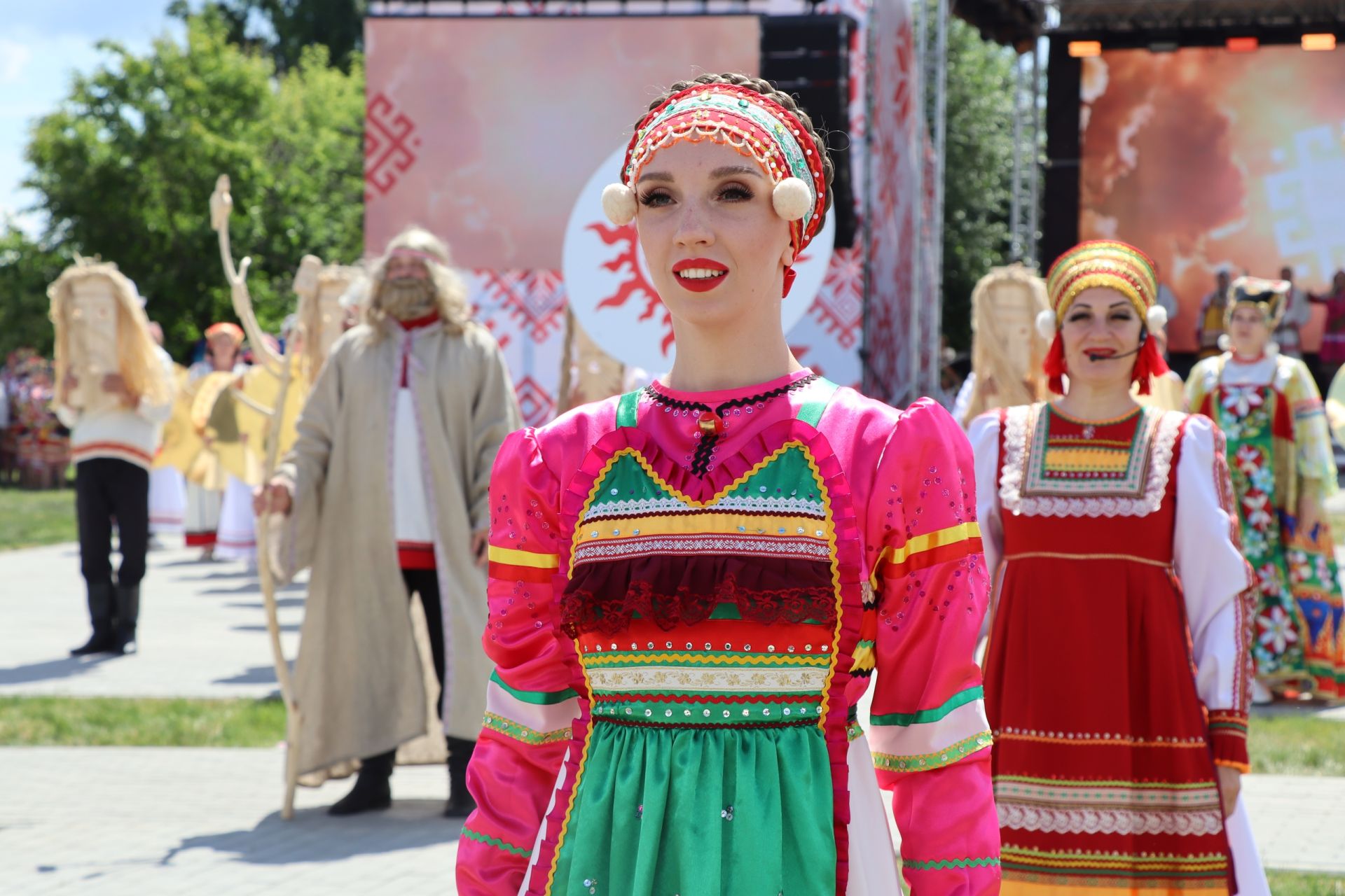 Республиканский праздник мордовской культуры "Валда шинясь"