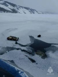 На Волге около Тетюш под лед провалился рыбак