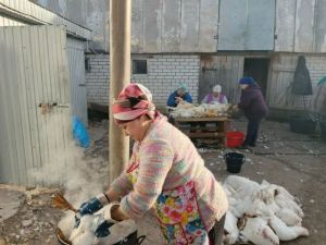 Келәш авылында быел беренче каз өмәсе булган