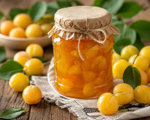 Слива превращается в вкусное варенье