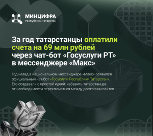 В Татарстане подвели итоги года работы чат‑бота в „Максе“