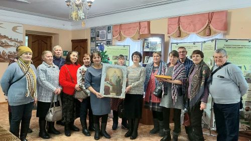В музее истории Тетюшского края побывала группа пенсионеров из села Иоково