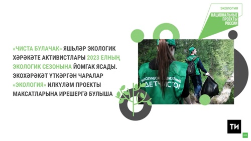 Татарстанда 10 меңнән артык кеше «Чиста булачак» экологик хәрәкәтендә катнашты