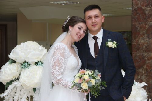 В Тетюшах состоялось торжественное бракосочетание Василины и Петра Волковых