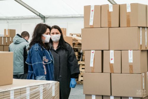 В Татарстане функционирует центр сбора гуманитарной помощи пострадавшим жителям Газы