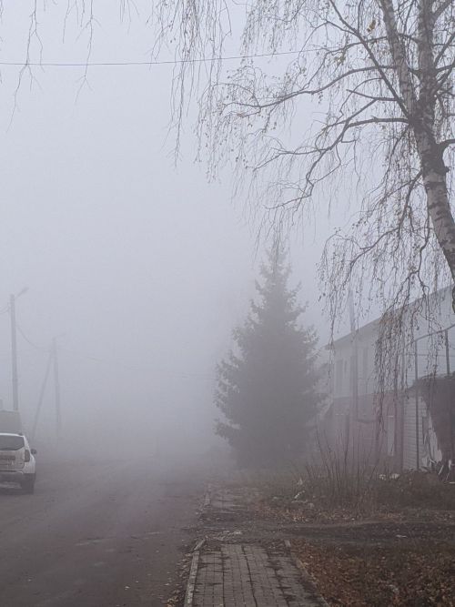 На Тетюши опустился туман