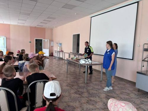 В лагере «Чайка» было проведено мероприятие по БДД