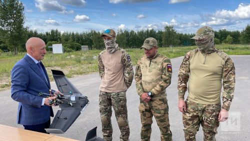 Боевые дроны от Татарстана передали бойцам «Алга» и «Тимер»