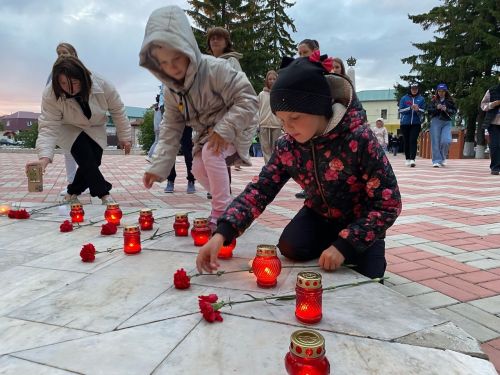 Тетюшане приняли участие во Всероссийской акции «Свеча памяти»