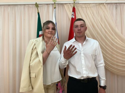 В Тетюшах узаконили отношения две пары: женихи - участники СВО