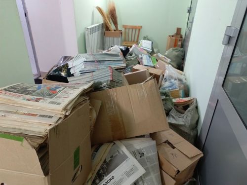 Студенты Тетюшского сельхозтехникума собрали и сдали макулатуру