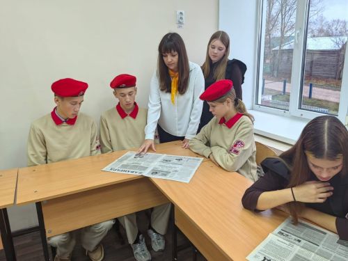 В Нармонской школе прошёл урок мужества